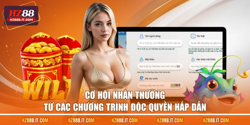 Cơ hội nhận thưởng từ các chương trình độc quyền hấp dẫn